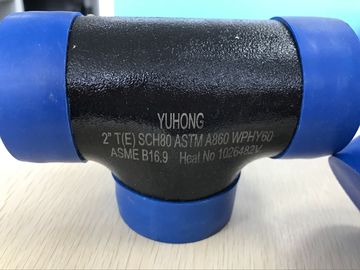 ASTM A860 WPHY 60 Alın Kaynaklı Ek Parçaları, Eşit Tee 1 &amp;quot;SCH40 BW B16.9