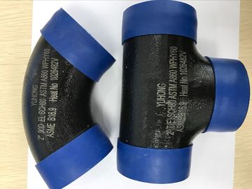 ASTM A860 WPHY 60 Alın Kaynaklı Ek Parçaları, Eşit Tee 1 &amp;quot;SCH40 BW B16.9