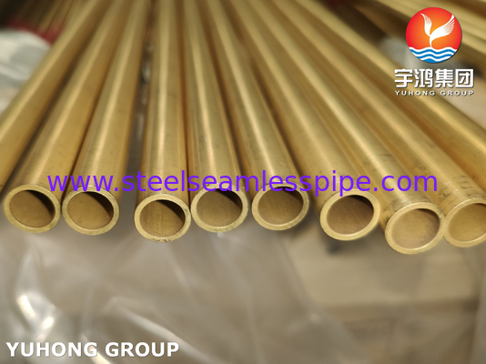ASTM B111 C68700 Alüminyum Brass Dikişsiz Isı Değiştiricisi ve Kazan Tüpü