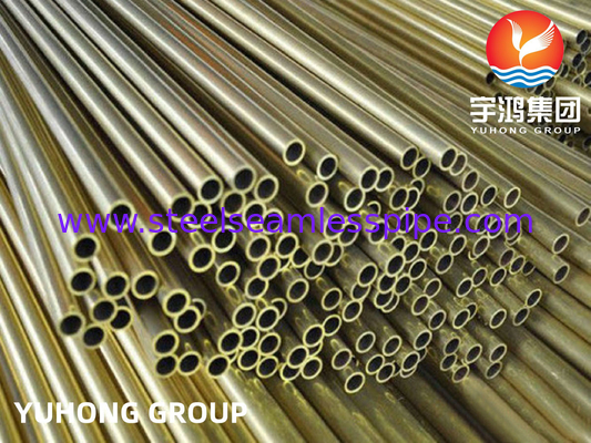 ASTM B111 C68700 Alüminyum Brass Dikişsiz Isı Değiştiricisi ve Kazan Tüpü