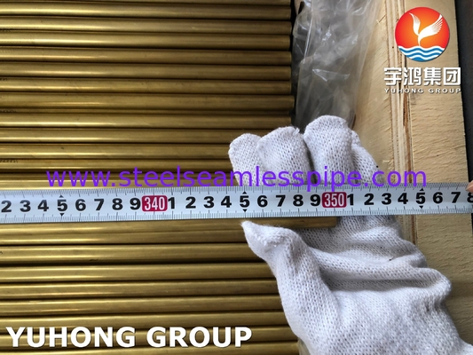 ASTM B111 C68700 Alüminyum Brass Dikişsiz Isı Değiştiricisi ve Kazan Tüpü