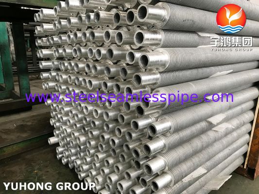 TP304 Stainless Steel Extruded Fin Tube With Aluminum Fin For Economizer (Ekonomizasyon için alüminyum kanatlı)