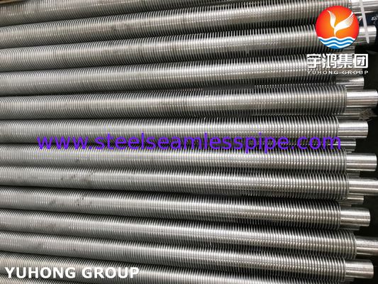 TP304 Stainless Steel Extruded Fin Tube With Aluminum Fin For Economizer (Ekonomizasyon için alüminyum kanatlı)