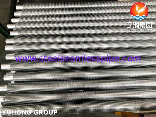 TP304 Stainless Steel Extruded Fin Tube With Aluminum Fin For Economizer (Ekonomizasyon için alüminyum kanatlı)
