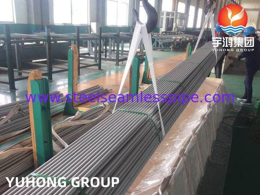 Paslanmaz Çelik Dikişsiz Boru ASTM A213 TP321 / TP321H Isı Eşanjörü Borusu 3/4" 16BWG 20FT Soğutma Borusu