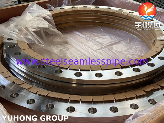ASTM A240 F904L, UNS N08904, AWWA C207 Paslanmaz Çelik Flanş Üzerinde Kayma, Düz Yüz