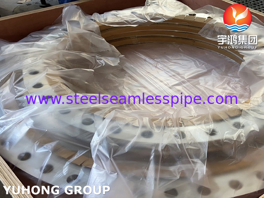 ASTM A240 F904L, UNS N08904, AWWA C207 Paslanmaz Çelik Flanş Üzerinde Kayma, Düz Yüz