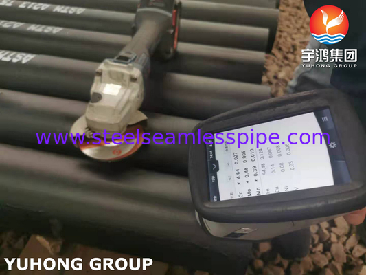 Süper ısıtıcı alaşımlı çelik dikişsiz tüp, ASTM A213 Gr.T5, elektrik santralinde kullanılır