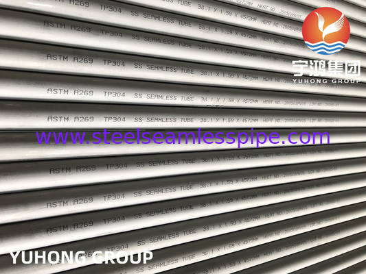 Isı Değiştiricisi Tüp, ASTM A269 TP304, 1.4301 Isıtıcılar için Paslanmaz Çelik Dikişsiz Tüp