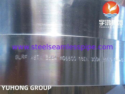 Yüksek Sıcaklık Uygulamaları İçin ASTM B564 Alloy 600 Nikel Alaşımlı Yükseltilmiş Yüzeyli Kör Flanş