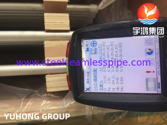 ASTM B444 Alaşım 625 (UNS N06625) Sıcaklık Değiştiricisi İçin Dikişsiz U Bend Tüp