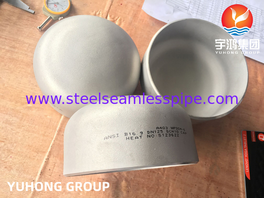 Butt Weld Fittings, ASTM A403 WP304-S Paslanmaz Çelik Dikişsiz Son Kapakları, ASME B16.9