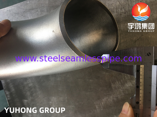 ASTM A403 / ASME SA403 WPS31254 Paslanmaz Çelik Dikişsiz Uygulamalı Dirsek Buttwelded B16.9