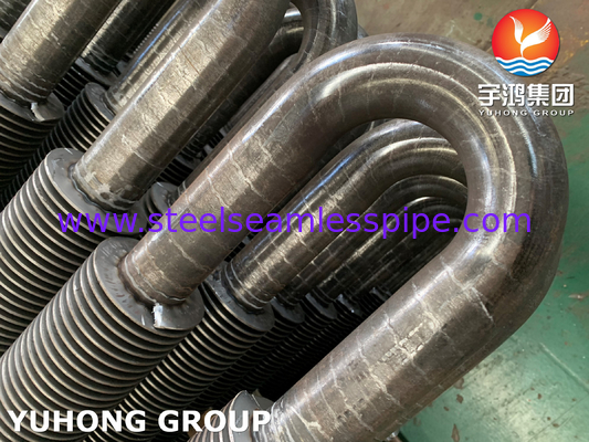 ASTM A106 HF Kaynak B Sınıfı Karbon Çelik U Bend Fin Tube For Heat Exchanger