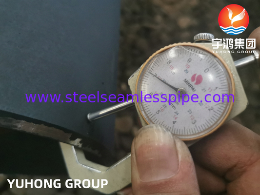 ASTM A335 / ASME SA335 P9 Alaşımlı çelik dikişsiz boru Siyah Boyalı Beveled Son