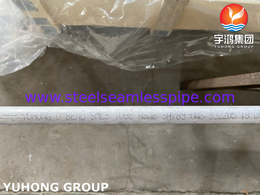 Çifte paslanmaz çelik dikişsiz ısı değiştiricisi tüpü ASTM A789 / ASME SA789 S32205