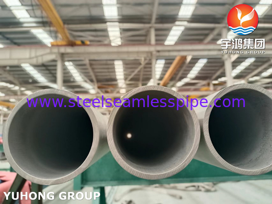 ASTM A790 S31803, S32750, S32205, S31254 Endüstriyel uygulamalar için çift katlı çelik borular