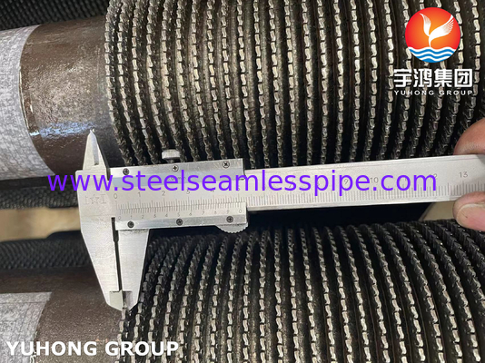 Fırınlar için ASTM A335 Gr P9 Alaşımlı Çelik Serrated Fin Tube