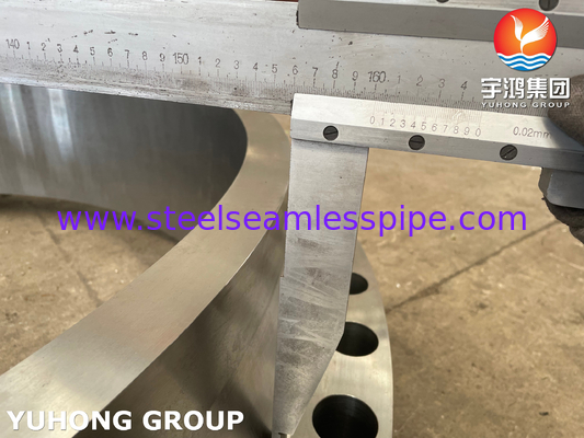 ASTM A105 / A105N Kalıplı Karbon Çelik Vücut Flange Isı Değiştiricisi Bileşeni