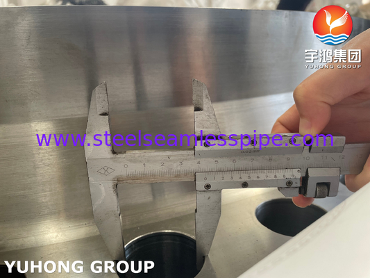 ASTM A105 / A105N Kalıplı Karbon Çelik Vücut Flange Isı Değiştiricisi Bileşeni