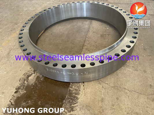 ASTM A105 / A105N Kalıplı Karbon Çelik Vücut Flange Isı Değiştiricisi Bileşeni
