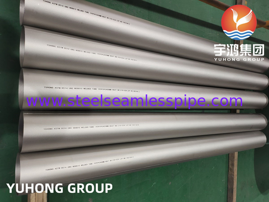 Nikel alaşımlı çelik ASTM B514 UNS N08810 Incoloy 800H kaynaklı boru