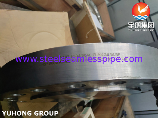 ASTM A182 F304/304L Kör B16.5 Kalıp Flanş Yükseltilmiş Yüz BLRF # 600