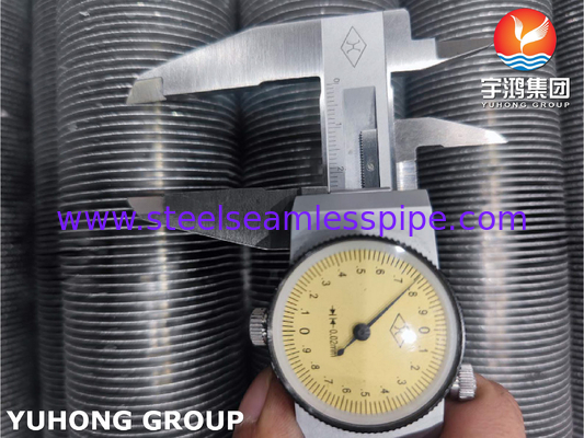 ASTM B163 Incoloy 825 Nikel Alaşımlı Çelik Fin Tube G Tip Fin Superheater için