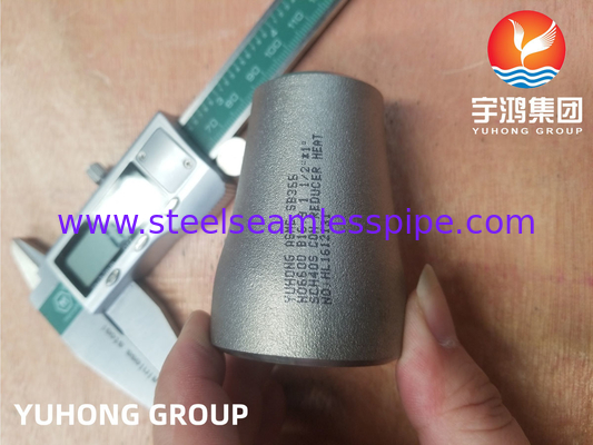 ASTM B366 Inconel 600 / UNS N06600 Konsantrik Redüksiyon Nikel Alaşımı Buttweld Fitting