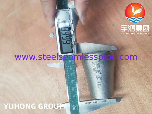 ASTM B366 Inconel 600 / UNS N06600 Konsantrik Redüksiyon Nikel Alaşımı Buttweld Fitting