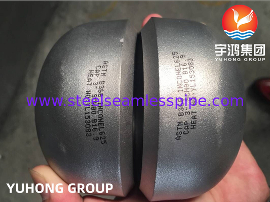 ASTM B366 Inconel 625 / UNS N06625 Son Kapağı Nikel Alaşımlı Çelik Buttweld Fitting