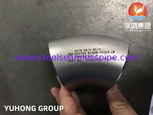 ASTM A815 WP-S UNS S32750 S32760 Elbise 90DEG LR 2'' SCH10S Gaz ve Petrol B16.9