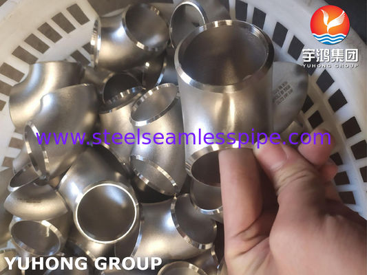 ASTM A815 WP-S UNS S32750 S32760 Elbise 90DEG LR 2'' SCH10S Gaz ve Petrol B16.9