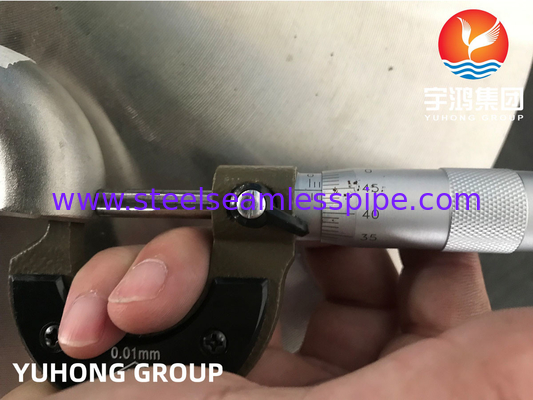 ASTM B366 N06022 Hastelloy C22 2.4602 180 derece dirseği alaşımlı çelik boru armatürleri B16.9