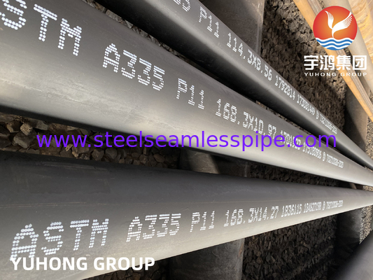Alloy Steel Seamless Pipe ASTM A335, ASME SA335 P5 P9 P11 P12 P22 P91 P92 Elektrik Santrali Enerjisi, Sıvı Kazan,Termik Güç için