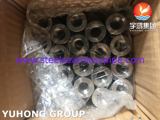 ASTM A182 F316L Paslanmaz Çelik Kalınlaştırılmış Boru Fittings, BSPP Threaded Coupling 3000LBS