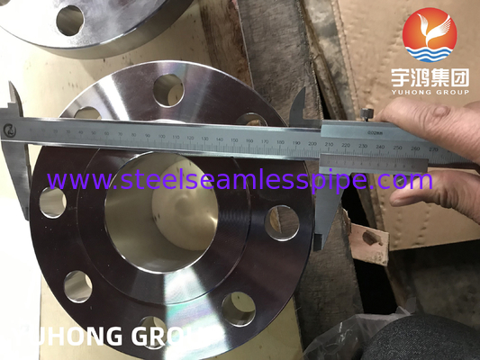 ASTM A182 F51 Dopplex Çelik Kalınlaştırılmış Weldneck Flange RF B16.5 Petrol ve Gaz İçin