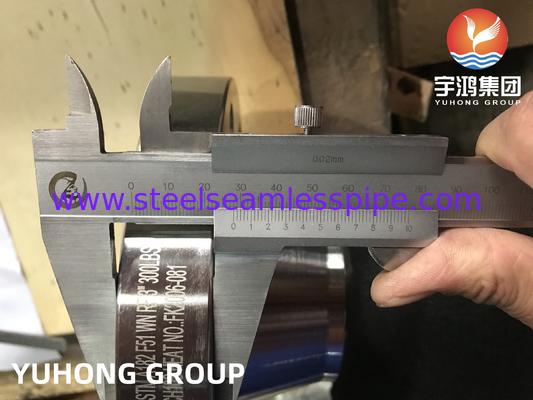 ASTM A182 F51 Dopplex Çelik Kalınlaştırılmış Weldneck Flange RF B16.5 Petrol ve Gaz İçin
