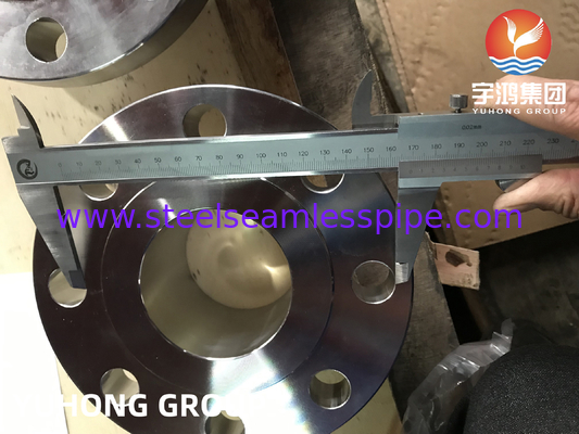 ASTM A182 F51 Dopplex Çelik Kalınlaştırılmış Weldneck Flange RF B16.5 Petrol ve Gaz İçin