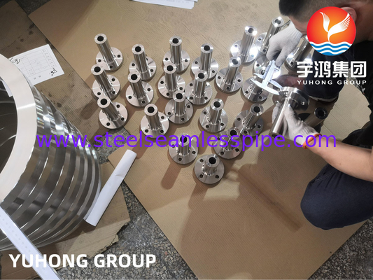 ASME SB564 Monel 400 (UNS N04400, 2.4360) Nikel Alaşımı Uzun Kaynak Boynuz Flensleri