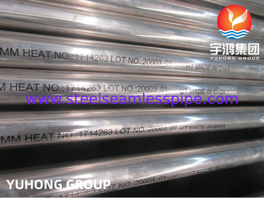 ASTM B163 / ASME SB163 Ni 200 N02200 Petrol gazı uygulaması için nikel alaşımlı dikişsiz boru