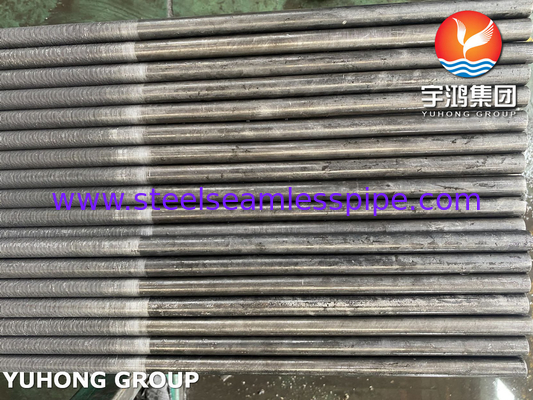 Ekstrüde Fin Tube, ASTM A179 Karbon Çelik Hava Soğutucuları için Alçak Fin Tube