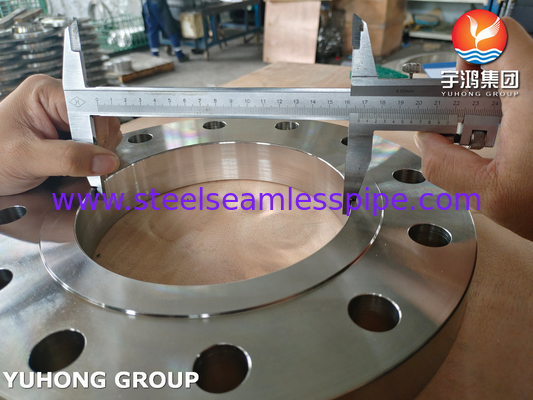 Su Arıtma, ASTM A182 F904L, N08904 Paslanmaz Çelik Slip On Flange, Yükseltilmiş Yüz, B16.5