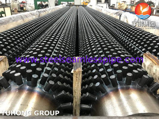 ASTM A213 T9 / ASME SA213 T11 ile 11Cr (SS 409) Dökülmüş Fin Tube, Buhar Reform Fırını
