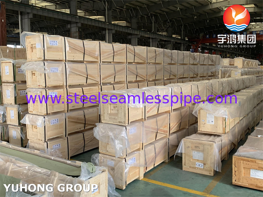 ASTM B111 C44300 Sıcaklık Değiştiricisi İçin Bakır Alaşımlı Dikişsiz Tüp