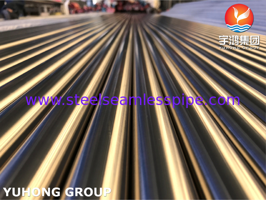 ASTM A269 TP316L Deniz suyu ekipmanları için parlak kızartılmış dikişsiz boru