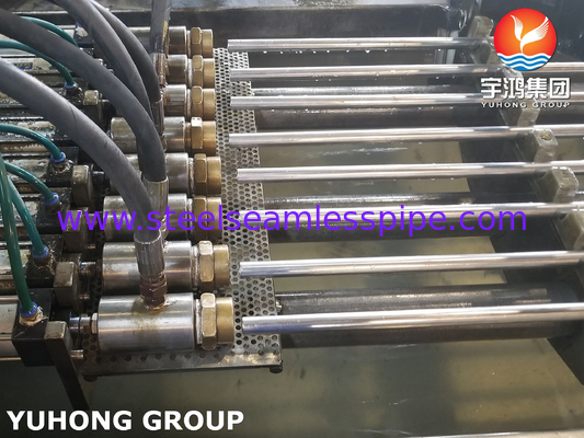 ASTM A249 / ASME SA249 TP304 Paslanmaz çelik kaynaklı boru, parlak kızartılmış, düz uçlu