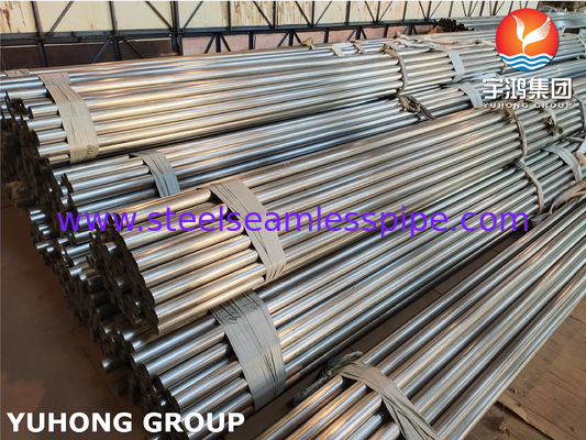 ASTM A249 / ASME SA249 TP304 Paslanmaz çelik kaynaklı boru, parlak kızartılmış, düz uçlu
