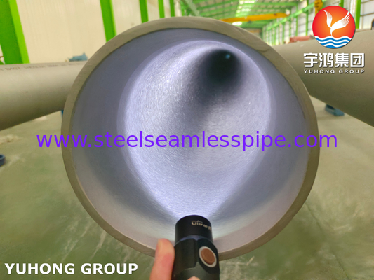 ASTM B407 Incoloy 800H Kuper Nikel Alaşımı SMLS Bolier Tube