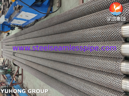 ASTM A335 P5 P9 P11 P22 P91 Sıcaklık Değiştiricileri için Alaşımlı Çelik Fined Tube